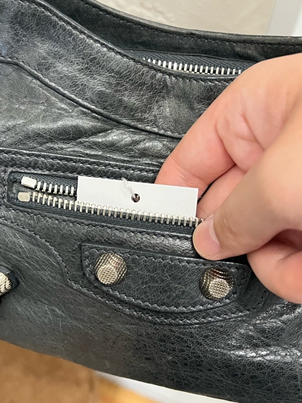 Balenciaga Giant Hip leather bag - Picture 12 of 14